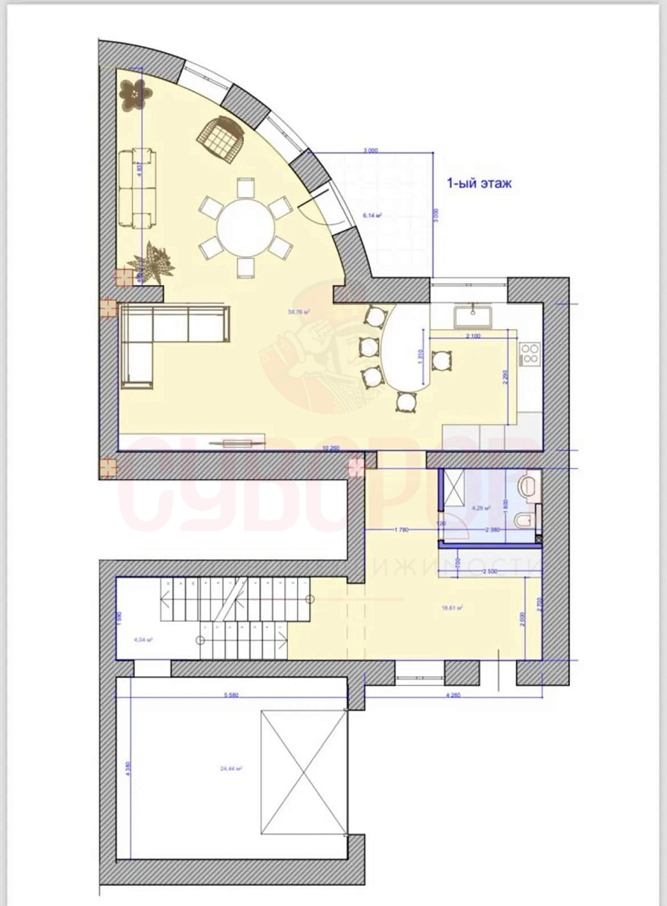 Квартиры | 4-комнатная | 260 м.кв. | 18000000 руб.