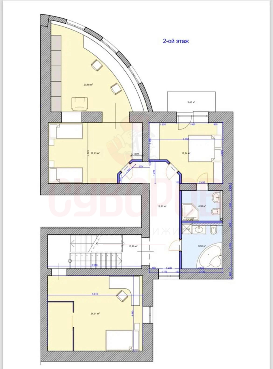 Квартиры | 4-комнатная | 260 м.кв. | 18000000 руб.